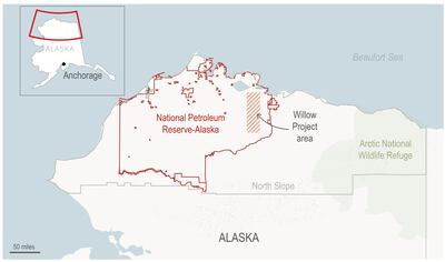 Supporters say the major oil project represents an economic lifeline for indigenous communities while environmentalists say it runs counter to US climate goals. AP