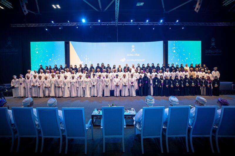 The 100 finalists selected on December 15, 2018 in the Ideathon for Oman Youths. Courtesy of the National Youth Programme for Skills Development