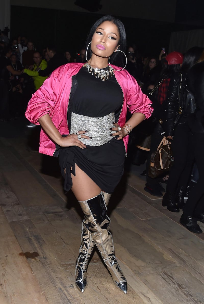 PARIS, FRANCE - MARCH 01:  Nicki Minaj attends the H&M Studio show as part of the Paris Fashion Week on March 1, 2017 in Paris, France.  (Photo by Pascal Le Segretain/Getty Images)