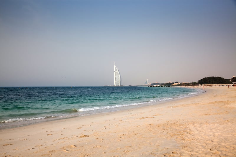 2. Al Sufouh public beach in Dubai, UAE.