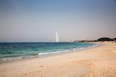 Al Sufouh public beach in the heart of Dubai offers impressive views of the Burj Al Arab. Photo: Kuoni