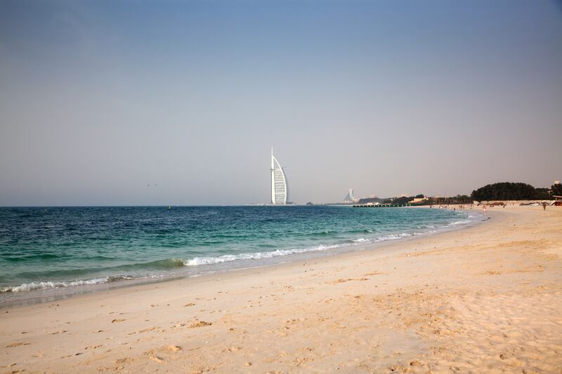 2. Al Sufouh public beach in Dubai, UAE.