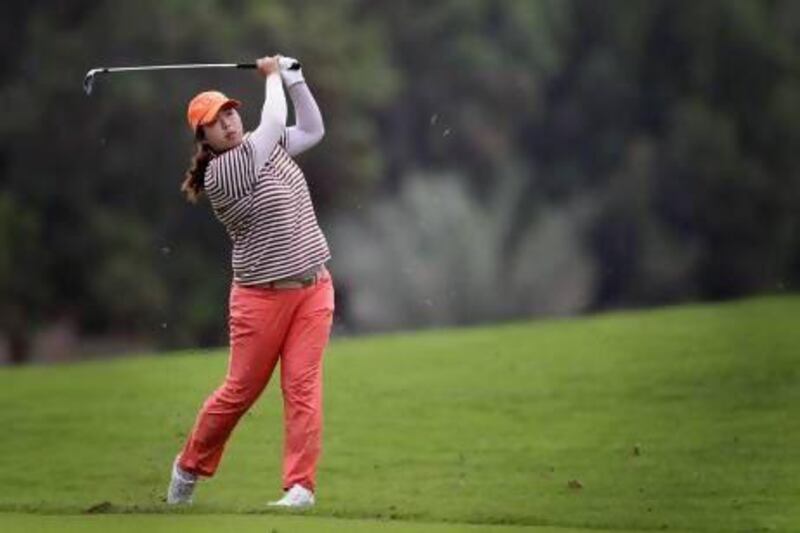 Shanshan Feng from China during the second round of Dubai Ladies Masters.