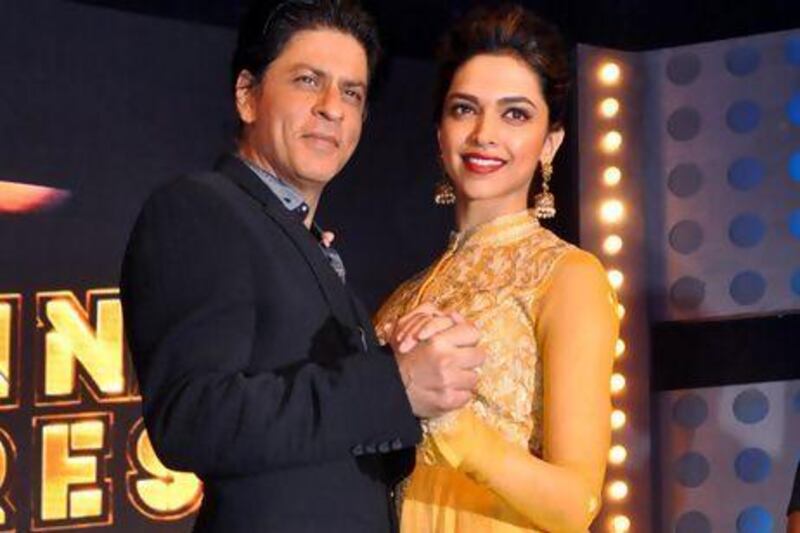 Shah Rukh Khan and Deepika Padukone are to star together again in Farah Khan's new film. AFP Photo
