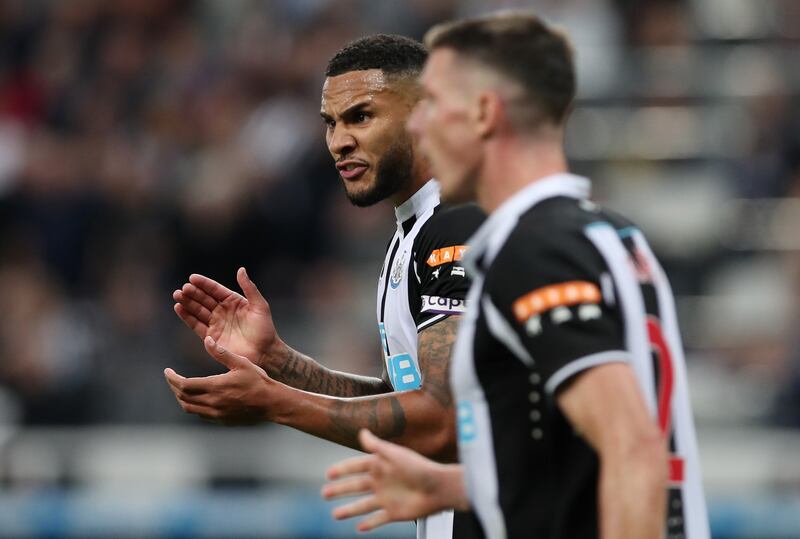 Jamaal Lascelles: 5 - The Newcastle captain struggled to impose himself on the game from the back, losing some key duels and misplacing some passes when playing out. Getty Images