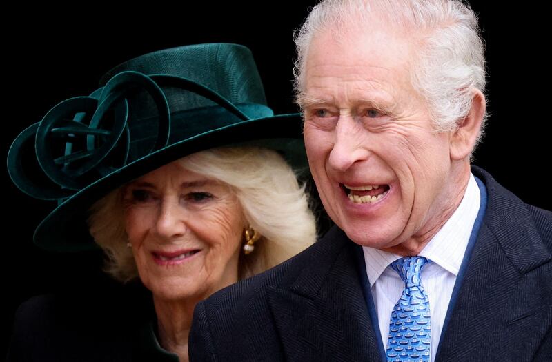 The king's attendance at the Easter Mattins Service will be seen as a move to reassure the public. AFP