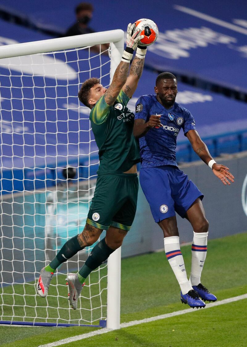 Antonio Rudiger – 8. Chelsea’s best centre-back needed to be his side’s rock in the face of City pressure and the German was exactly that. Solid in the air and marshalled the line. AP