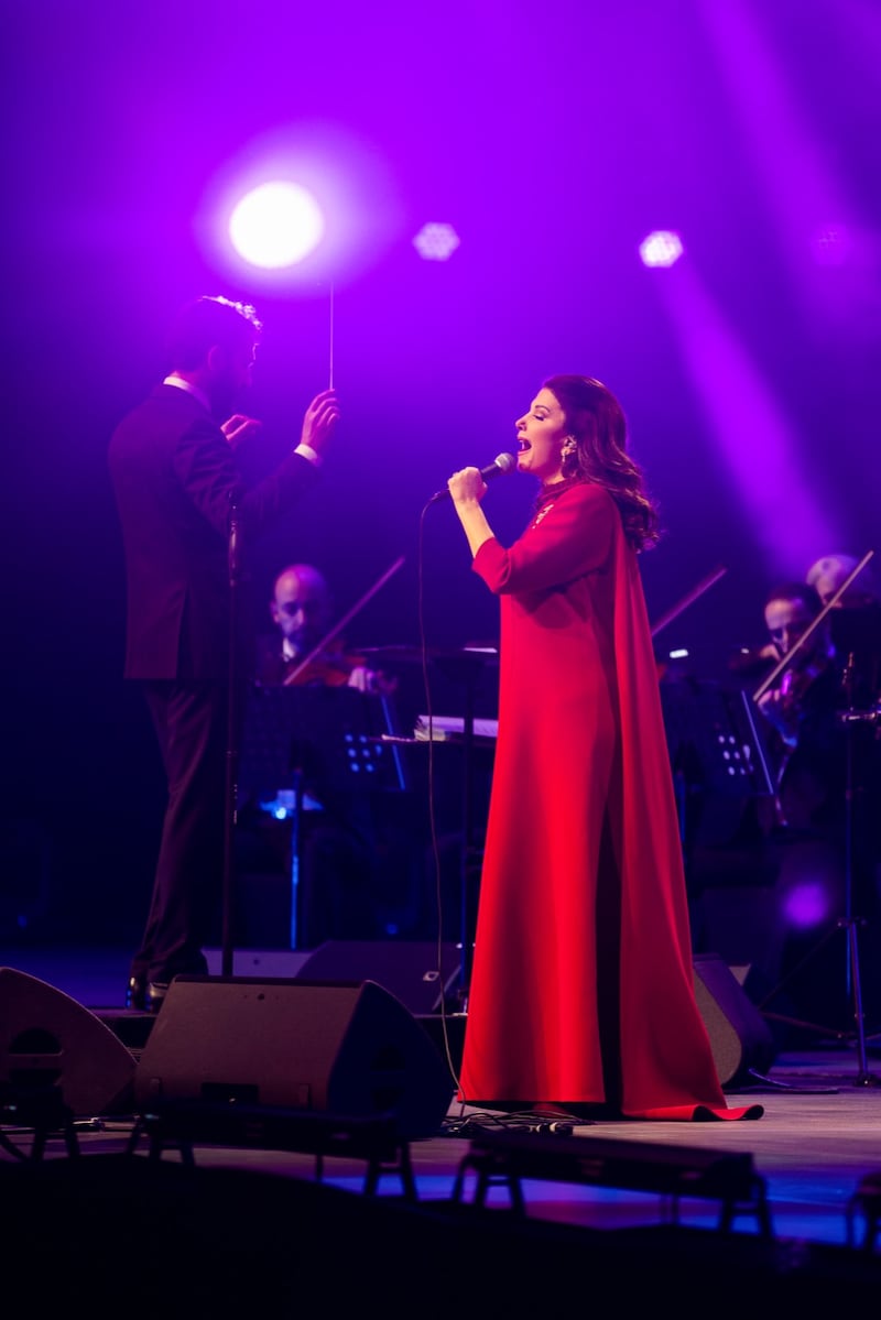 With a career spanning five decades, the Kalimat singer launched her career in 1974 as a teenager, in a talent show. Photo: Majida El Roumi/Twitter