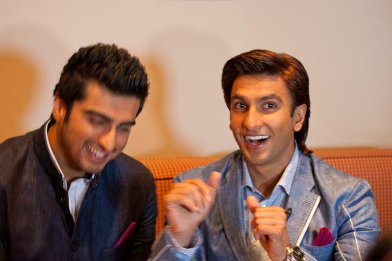 Arjun Kapoor and Ranveer Singh. Clint McLean for The National