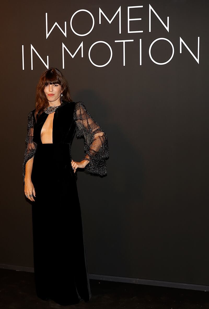 Lou Doillon, in Gucci, attends the Kering Women in Motion Awards at the 74th annual Cannes Film Festival on July 11, 2021