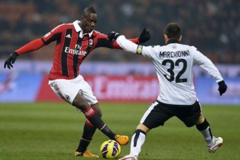 Mario Balotelli has impresses since arriving at AC Milan from Manchester City.