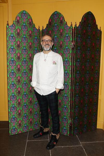 FLORENCE, ITALY - JANUARY 09:  Massimo Bottura attends Gucci Garden Opening on January 9, 2018 in Florence, Italy.  (Photo by Vittorio Zunino Celotto/Getty Images for Gucci)