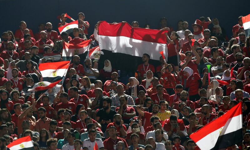 Soccer Football - Africa Cup of Nations 2019 - Group A - Egypt v Zimbabwe - Cairo International Stadium, Cairo, Egypt - June 21, 2019 Egypt fans during the match REUTERS/Amr Abdallah Dalsh