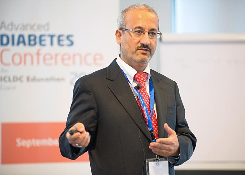 Dr Nader Lessan, consultant endocrinologist with ICLDC, says diabetes is in part independent of lifestyle and other factors behind obesity in the UAE. Courtesy Imperial College London Diabetes Centre