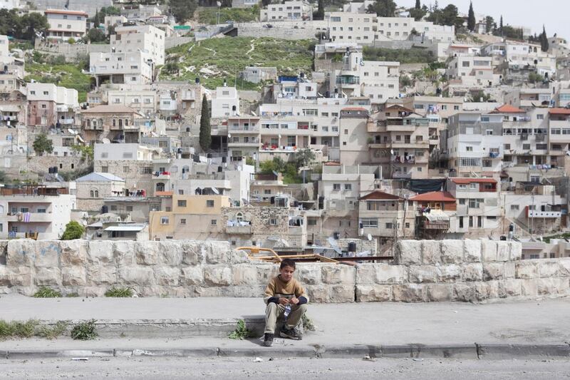 Jerusalem, Israel - March 23, 2010: The area of Silwan.  ( Photo by Philip Cheung )