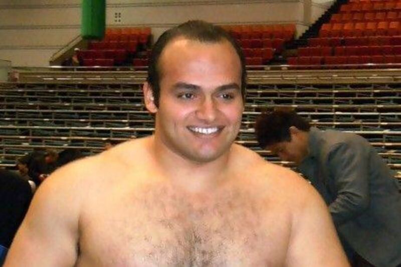 Egypt's Abdelrahman Ahmed Shaalan is the first from the Arab world to compete in the traditional Japanese sport of sumo.