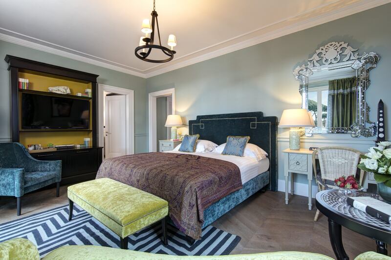 The rooms are artfully designed and playfully elegant.