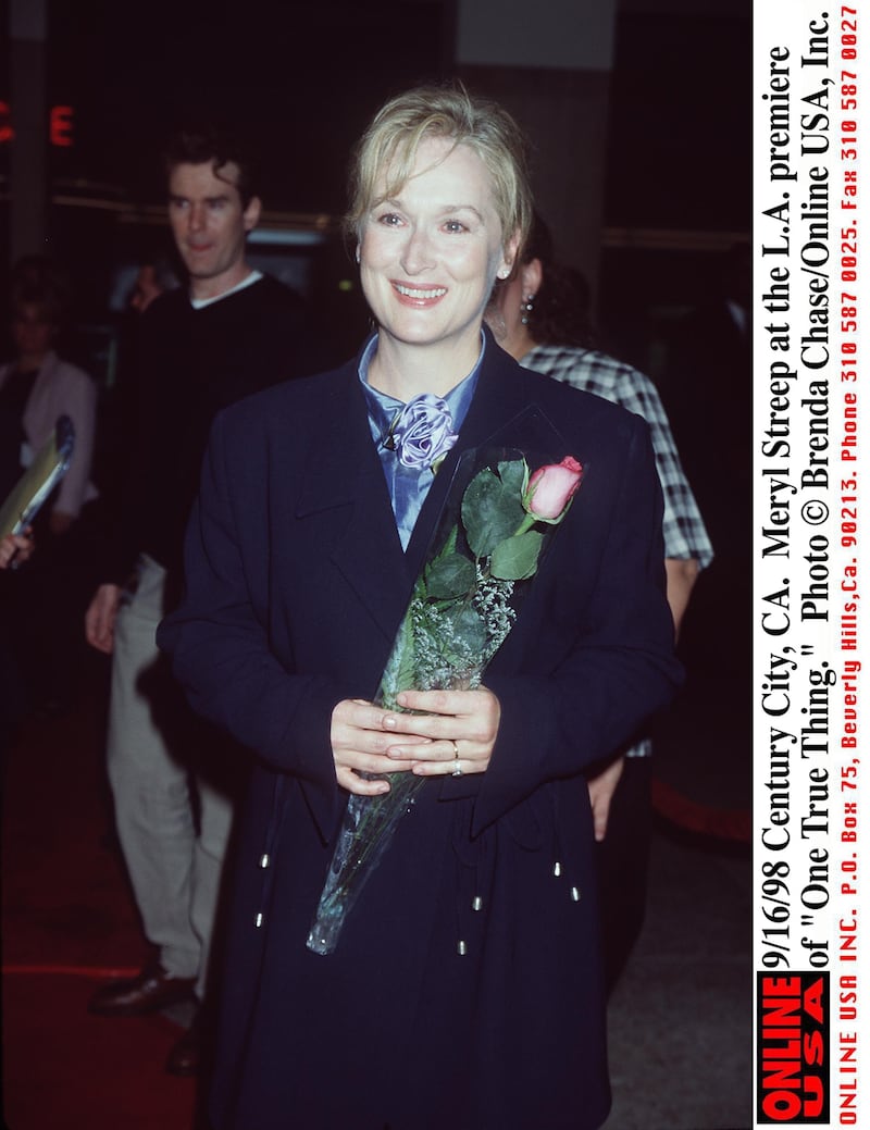 9/16/98 Century City, CA. Meryl Streep at the L.A. premiere of "One True Thing."