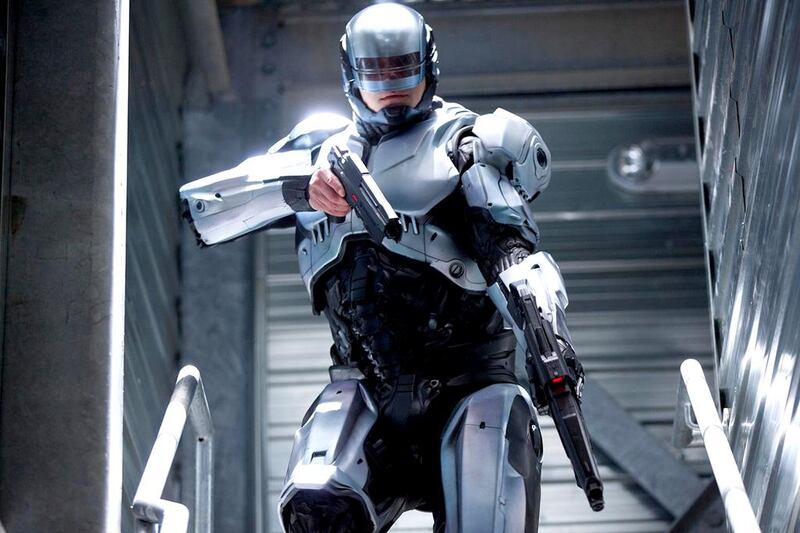 Joel Kinnaman as 2014's Robocop. Courtesy MGM