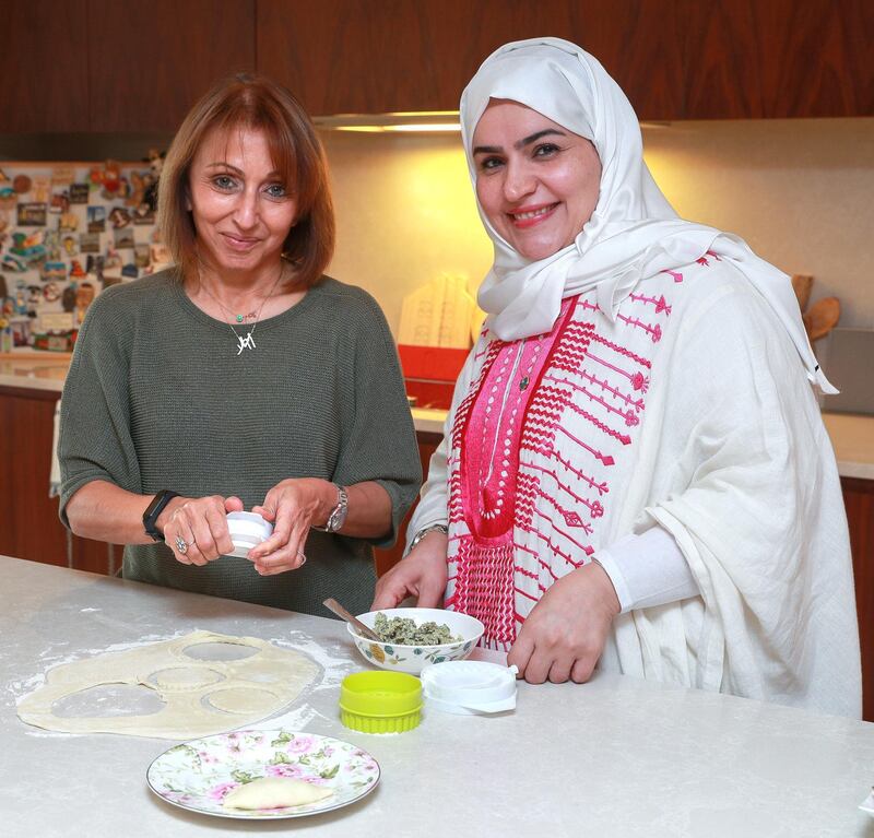 Abu Dhabi, United Arab Emirates, April 12, 2021.  Ramadan Recipes.  Ramadan dishes by Ashwaq Abdolmonem.
Victor Besa/The National
Section:  AC
Reporter:  Hanan Sayed Worrell