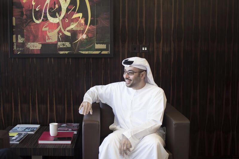 Salem Al Noaimi, chief executive of Waha Capital. Reem Mohammed / The National
