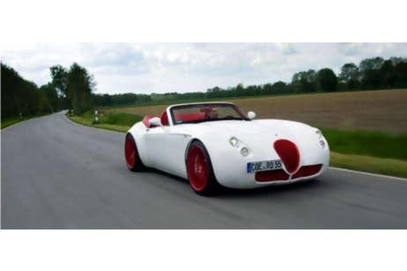 The Wiesmann's retro design was influenced by classic British cars of the Sixties, but they are built around modern German mechanical components.