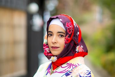 Over 20 designs of wagama hijab can now be rented to pair with traditional Japanese kimonos in Kyoto. Courtesy Yumeyakata