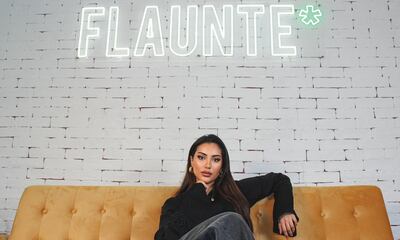 Jazie Suwaidi is the founder of beauty and wellness booking app Flaunte. Photo: Flaunte
