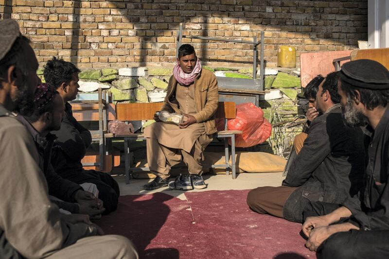 Wahid Agha, 20, a member of Fridays for Future, has brought climate change awareness to the camp he lives in on the outskirts of the city. Each afternoon, he teaches groups of neighbours about recycling. 