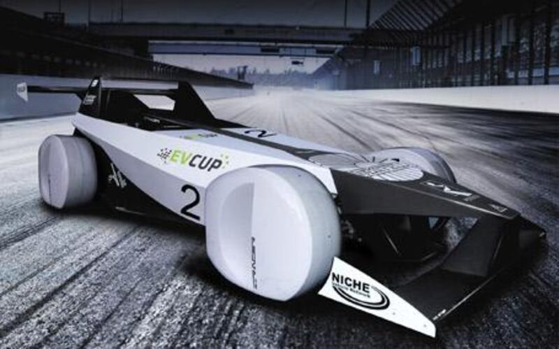 The Westfield iRACER will be one of the vehicles in the the first racing series for electric cars.