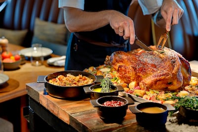 Roast turkey with all the trimmings at Cucina. Photo: Marriott Hotels