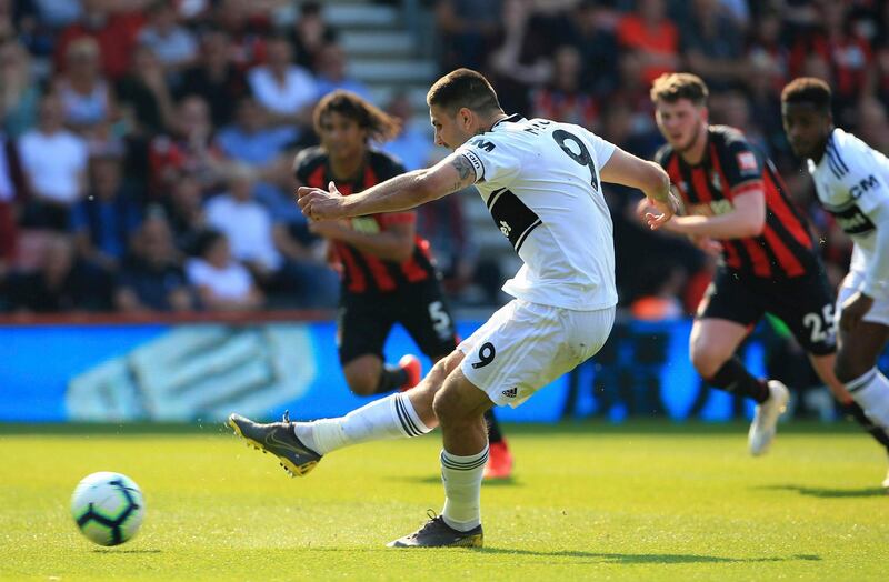 Fulham 2 Cardiff City 1, Saturday, 6pm. This is must win for Cardiff if they are to beat the drop. But with the pressure off, having already been consigned to relegation, Fulham are playing some good stuff and with Aleksandar Mitrovic, pictured, in good form they can win again to make it three in a row. PA via AP