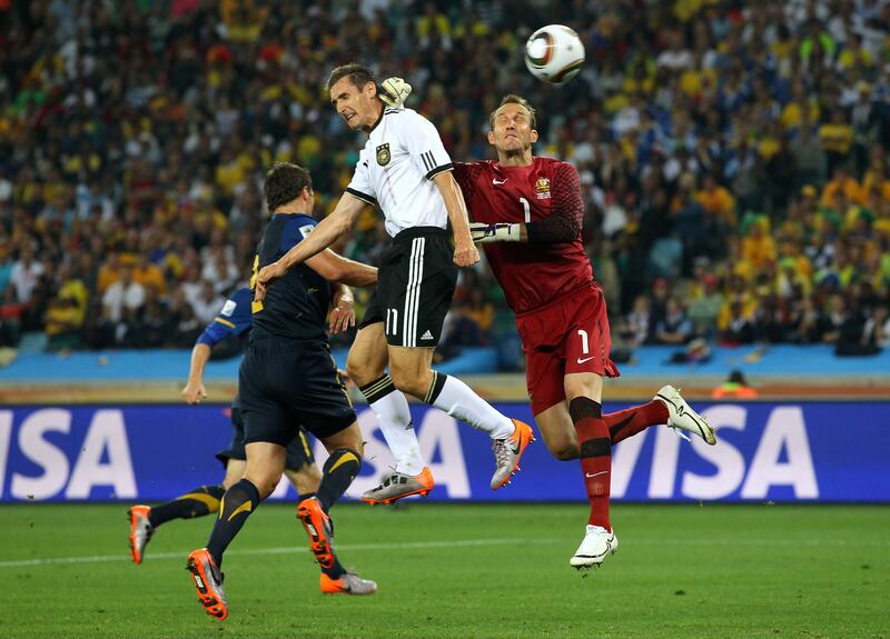 1) Miroslav Klose (Germany) 16 goals in 24 games. Getty