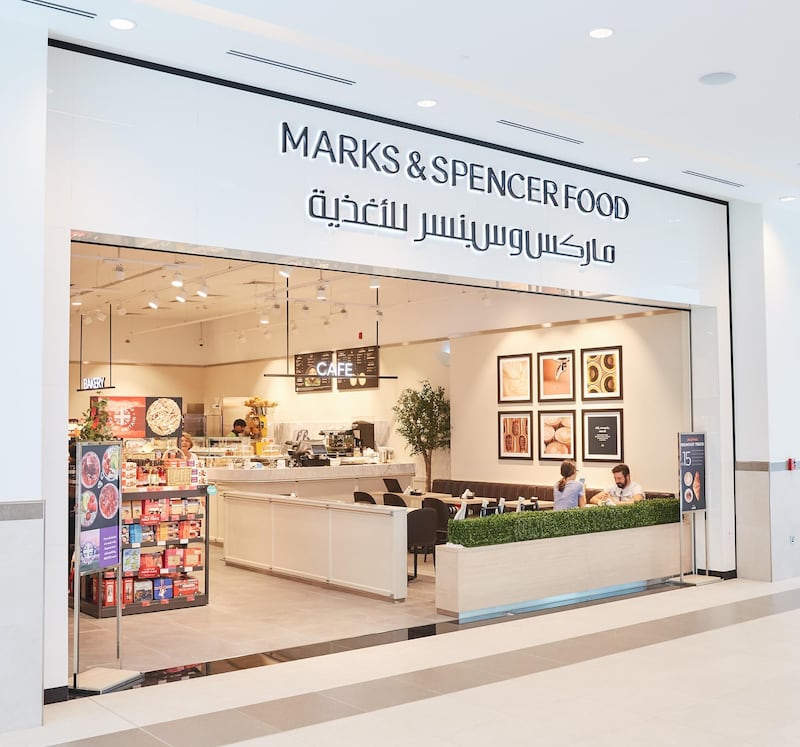 The stand-alone food store and M&S Café is in the newly opened Springs Souk between The Meadows and The Springs
