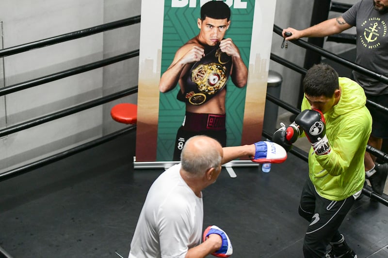 Dmitry Bivol has been in Abu Dhabi for a month, training for the big match.