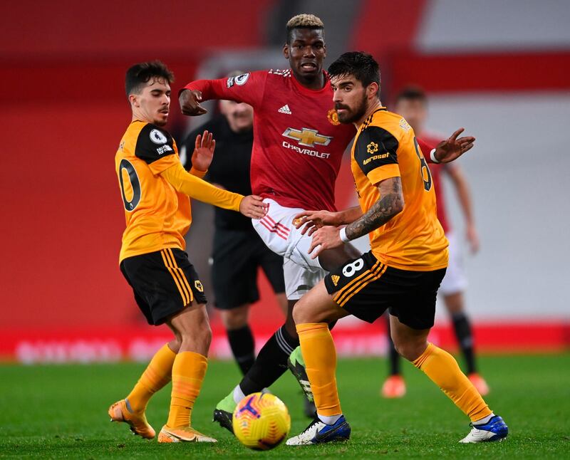Ruben Neves, 6 - Drew the best out of David de Gea with a fierce drive which had to be beaten away by the United stopper, and he produced another important contribution at the other end to hook away Fernandes’ free-kick. EPA