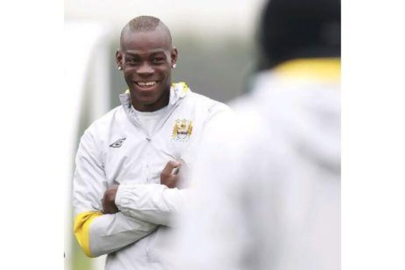 Mario Balotelli has not given his manager Roberto Mancini too much to smile about of late.