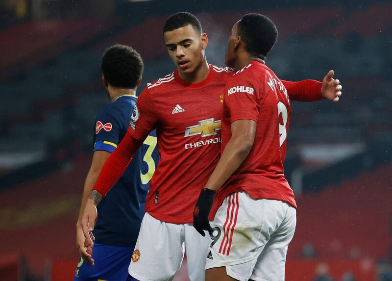 Mason Greenwood 8. In for January’s player of the month, Paul Pogba, after impressing in training and got 90 minutes. Always tries to get a shot off, refreshing in a side whose forwards hadn’t been scoring enough. Good cross to Bruno to head down for late goal. Reuters
