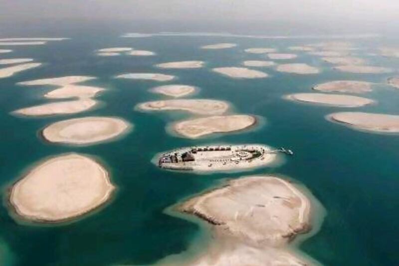 A development is seen on one of the islands of The World Islands project in Dubai January 7, 2012. 

SHOWN IS World Island Beach Club, and it's on the island of Lebanon (reporter Martin Croucher has confirmed this with a source)



The World Islands is located approximately 4 km (2.5 miles) off the coast of Jumeirah. The collection of man-made islands are shaped into the continents of the world, and will consist of 300 small private artificial islands divided into four categories - private homes, estate homes, dream resorts, and community islands, according to the development company Nakheel Properties Group. Picture taken January 7, 2012. REUTERS/Jumana El Heloueh (UNITED ARAB EMIRATES - Tags: REAL ESTATE BUSINESS SOCIETY WEALTH CITYSPACE) *** Local Caption *** DUB01_EMIRATES-_0108_11.JPG