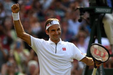 Roger Federer will face Rafael Nadal for a place in the Wimbledon final. Getty Images