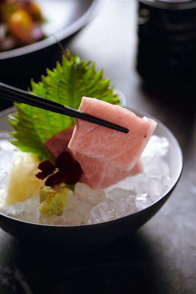 Sushi at The Penthouse at Five Zurich. Photo: Five Hotels & Resorts