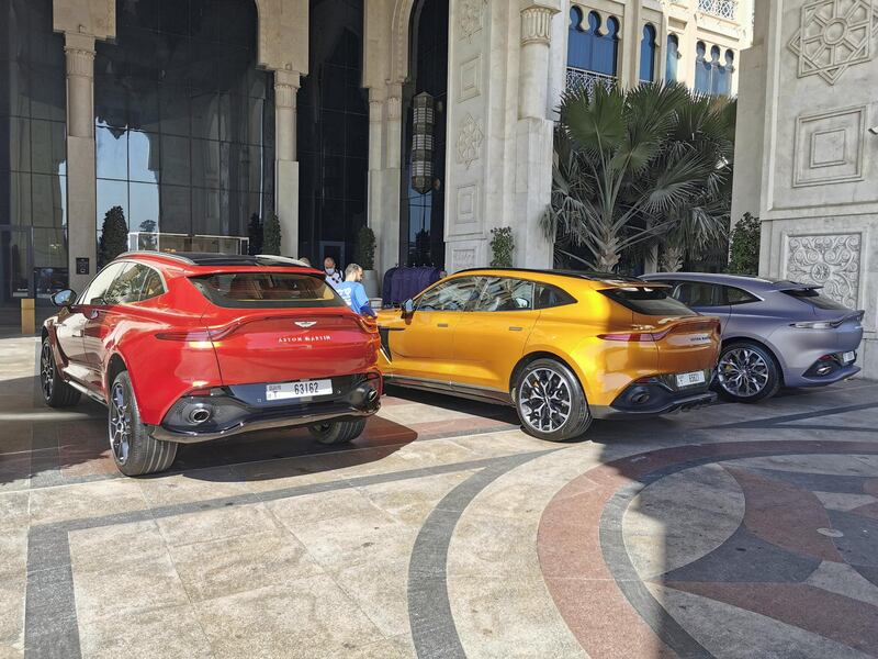 The Aston Martin DBX grabs more attention thanks to its size.