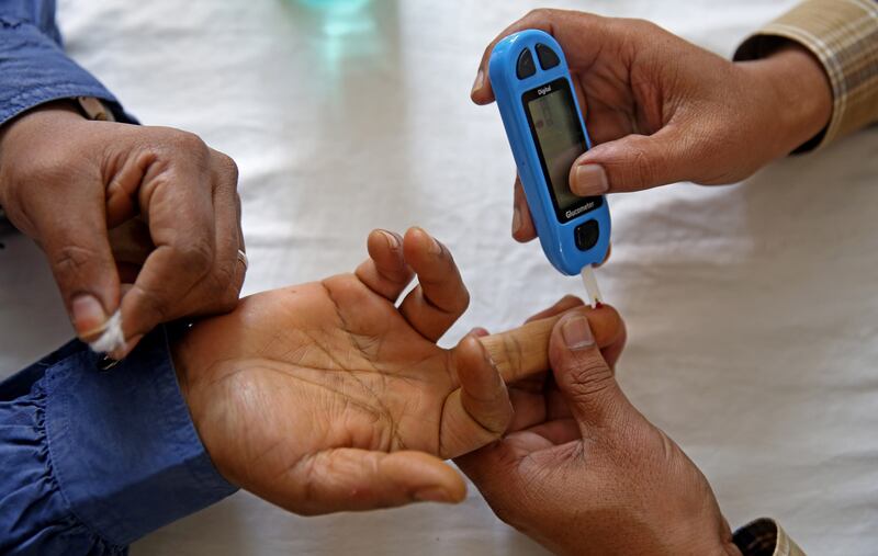 About 463 million adults had diabetes in 2019, and diagnosis relies heavily on the invasive procedure of measuring blood glucose. EPA