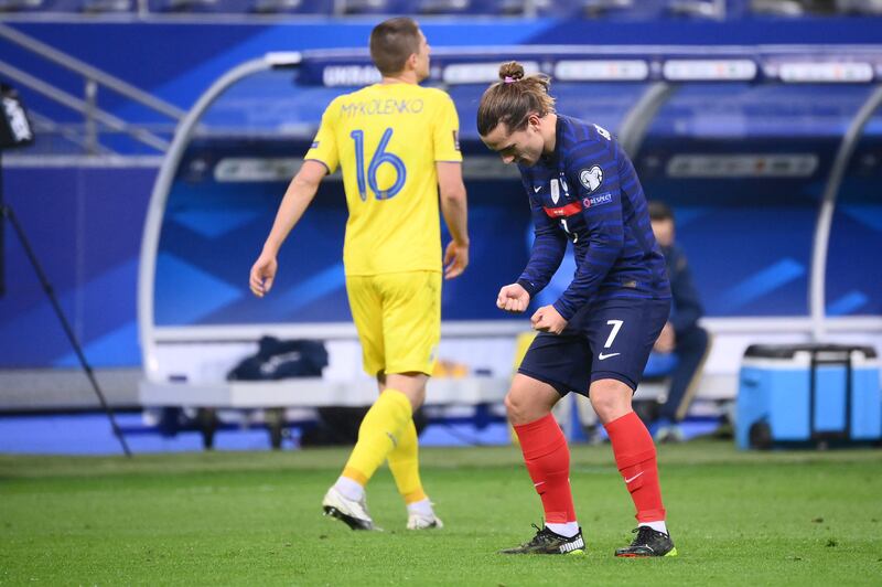 HOW FRANCE QUALIFIED FOR WORLD CUP 2022:
(Group D) March 24, 2021. France 1 (Griezmann 19') Ukraine 1 (Sydorchuk  57'): The world champions took a deserved lead courtesy of a fine Antoine Griezmann finish, only for the Ukraine to equalise via a big deflection that wrong-footed goalkeeper Hugo Lloris. France attacker Olivier Giroud said: "When you don't score the second goal against a team defending very well with determination ... then it's hard." AFP