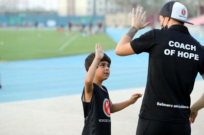 Dubai, United Arab Emirates - Reporter: Patrick Ryan. News. POAN. Holly Louise Murphy who started an organisation in Dubai to allow disabled children to take part in sports. Wednesday, September 9th, 2020. Dubai. Chris Whiteoak / The National