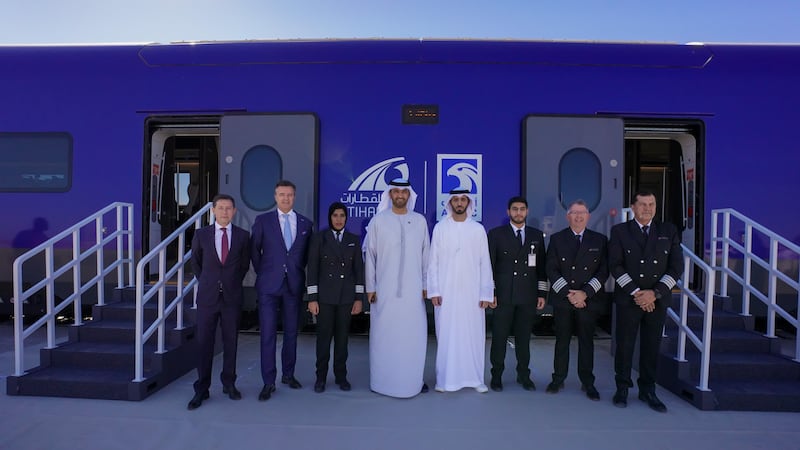 Etihad Rail announced in February last year that its vast freight network was fully operational, with a fleet of 38 locomotives and more than 1,000 wagons