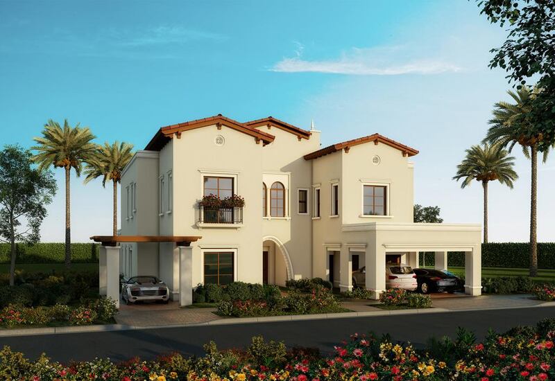 Emaar also launched its Rasha villas in Arabian Ranches. Rendering courtesy Emaar 