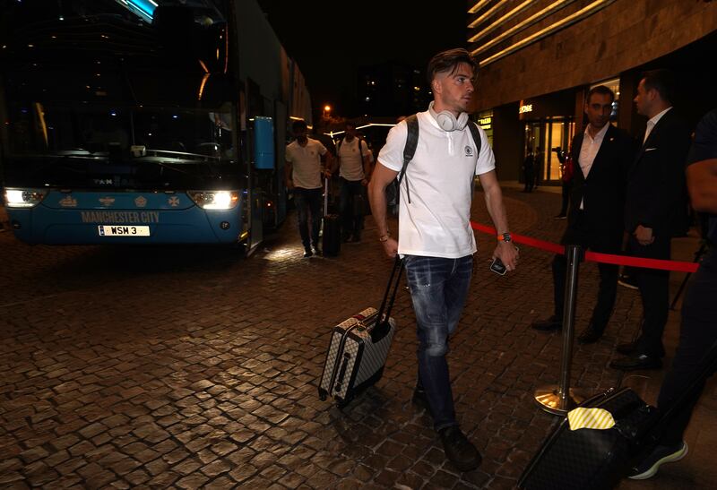 Jack Grealish in Istanbul. PA