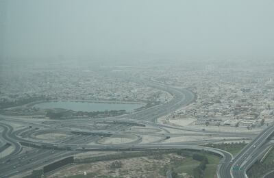 View of Al Quoz, which houses the largest arts and creative neighbourhood in Dubai. Pawan Singh / The National