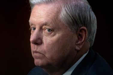 Senator Lindsey Graham, a Republican from South Carolina and chairman of the Senate Judiciary Committee, listens during a Senate Judiciary Committee confirmation hearing in Washington DC, USA, October 2020. EPA